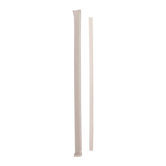 Giant Paper-Wrapped Straw, 10.25", Translucent, 1,800/Carton1