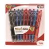 WOW! Ballpoint Pen, Retractable, Medium 1 mm, Assorted Ink and Barrel Colors, 18/Pack1