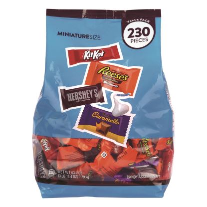 Assorted Minis Value Pack, Assorted Chocolates, 63.4 oz Bag, 230 Pieces1