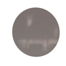 Coda Low Profile Circular Magnetic Glassboard, 36 x 36, Smoke Surface1