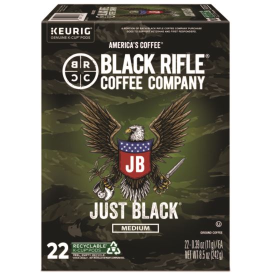 Just Black Coffee K-Cups, 22/Box1