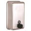 Vertical Manual Surface-Mounted Stainless Steel Liquid Soap Dispenser, 40 oz, 2.8 x 4.8 x 8.1, Brushed Stainless Steel1