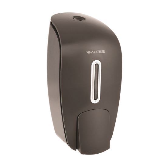 Surface Mounted Soap and Hand Sanitizer Dispenser, 27 oz, 4.1 x 4.6 x 9.6, Gray1