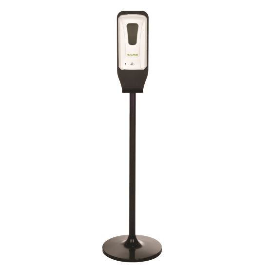 Automatic Foam Hand Sanitizer/Soap Dispenser with Floor Stand, 40 oz, 4.48 x 6 x 45, White1