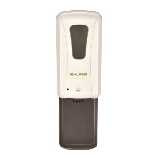 Wall Mount Automatic Foam Hand Sanitizer Soap Dispenser with Drip Tray, 40 oz, 4.48 x 6 x 18.1, White1