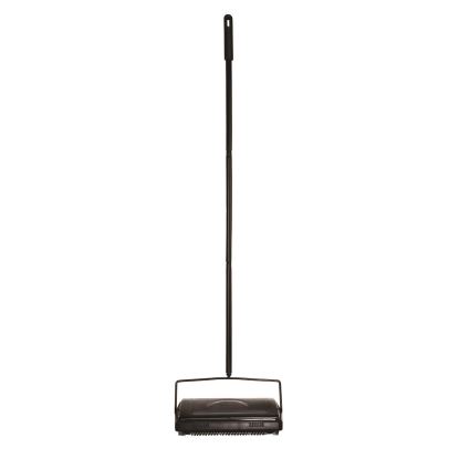 Manual Triple Brush Carpet and Floor Sweeper, 42.5" Handle, Black1