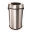 17 Gallon Stainless Steel Heavy-Gauge Brushed Open Top Commercial Trash Can1