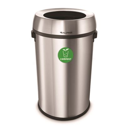 17 Gallon Stainless Steel Open Top Compost Station1