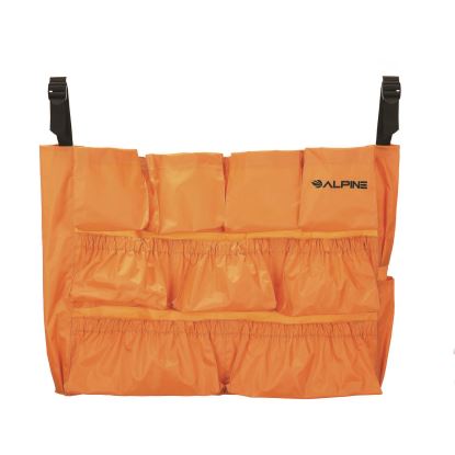 12-Pocket Trash Can Caddy Bag, 12 Compartments, Orange1