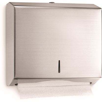 Horizontal C-Fold/Multi-Fold Paper Towel Dispenser, 10.2 x 4 x 11.2, Brushed Nickel1