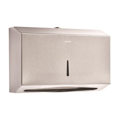 Horizontal C-Fold/Multi-Fold Paper Towel Dispenser, 7.08 x 3.93 x 10.82, Brushed Nickel1