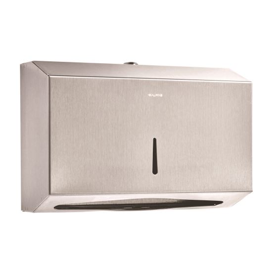 Horizontal C-Fold/Multi-Fold Paper Towel Dispenser, 7.08 x 3.93 x 10.82, Brushed Nickel1