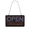LED Programmable Message Board Open Sign, 22 x 13, Black Frame, Blue/Red Graphics1