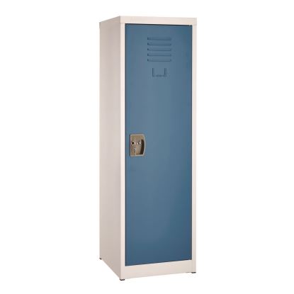 Steel Storage Locker, 1 Compartment, 15 x 15 x 48, Blue1