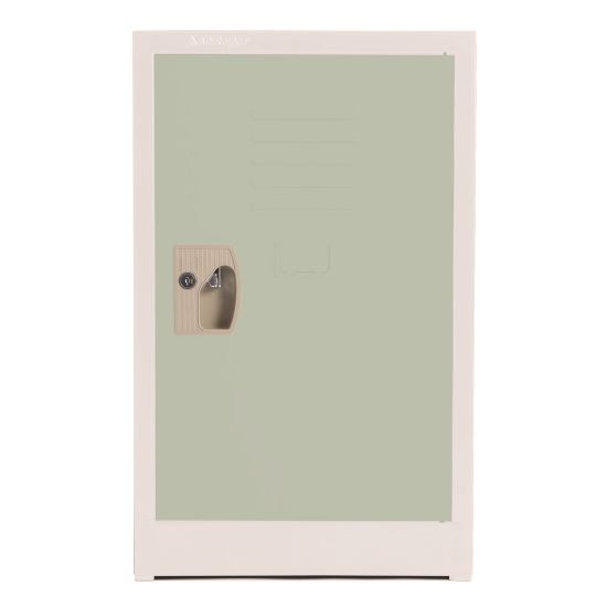 Steel Storage Locker, 1 Compartment, 15 x 15 x 24, Misty Green1