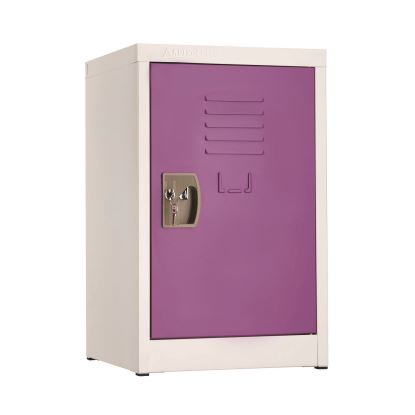 Steel Storage Locker, 1 Compartment, 15 x 15 x 24, Purple1