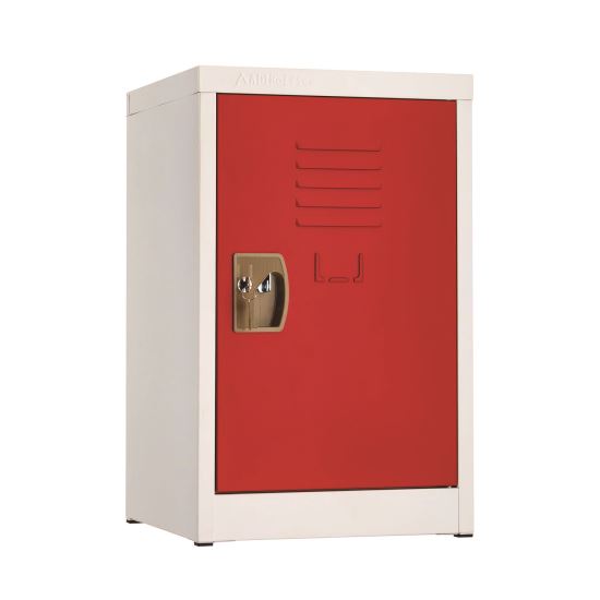 Steel Storage Locker, 1 Compartment, 15 x 15 x 24, Red1