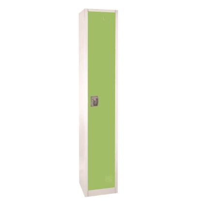 Steel Storage Locker, 1 Compartment, 12 x 12 x 72, Green1