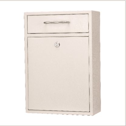 Large Ultimate Secure Drop Box Wall Mounted Mail Box, 11.2 x 4.7 x 16.2, White1