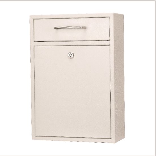 Large Ultimate Secure Drop Box Wall Mounted Mail Box, 11.2 x 4.7 x 16.2, White1