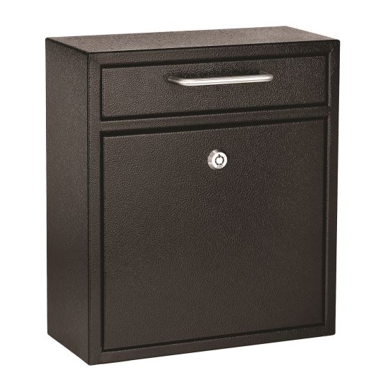 Medium Ultimate Wall Mounted Mail Box, 10.4 x 4.5 x 12, Black1