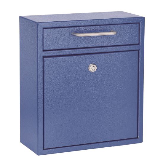 Medium Ultimate Wall Mounted Mail Box, 10.4 x 4.5 x 12, Blue1