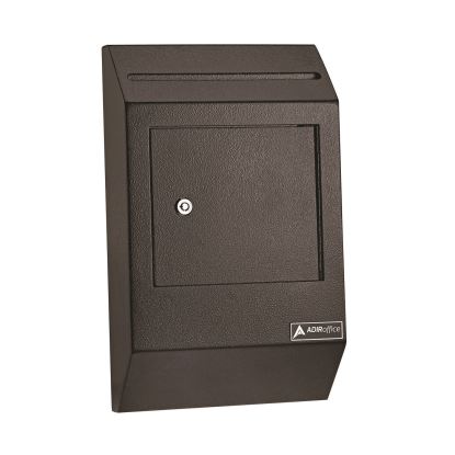 Heavy-Duty Weatherproof Secured Secure Drop Box, 10 x 4 x 16.3, Black1