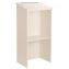 Wood Stand-up Podium Lectern Speaker Stand, 23 x 15 x 45.8, White1