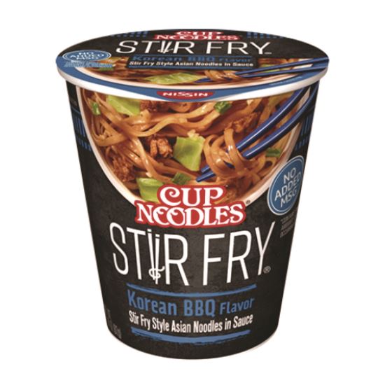 Cup Noodles Stir Fry, Korean BBQ, 2.89 oz Cup, 6/Carton1