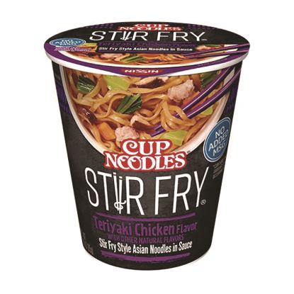 Cup Noodles Stir Fry, Teriyaki Chicken, 3 oz Cup, 6/Carton1