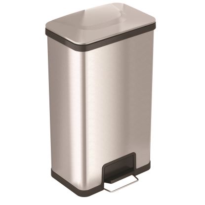 Step Pedal Trash Can with AirStep Technology, 18 gal, Stainless Steel, Silver1