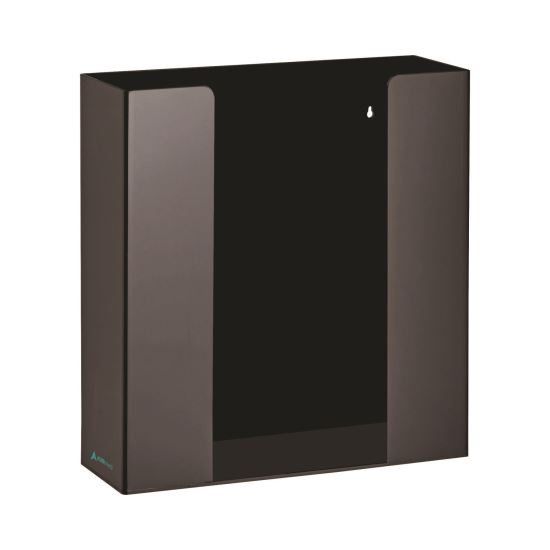 Acrylic Glove Dispenser, Double Box Capacity, 10.2 x 3.5 x 10.8, Black1