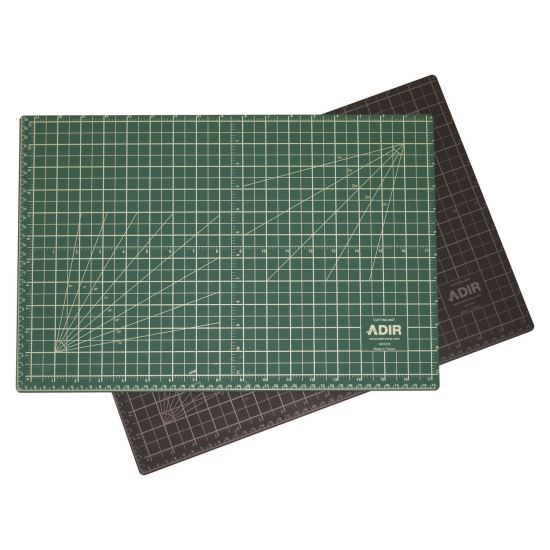 Reversible Self Healing Cutting Mat, 12 x 18, Green/Black1