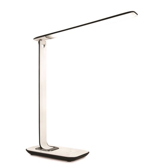 Turcom RelaxaLight Dimmable LED Desk Lamp with USB, Adjustable Neck, 16" to 28.5" High, White1