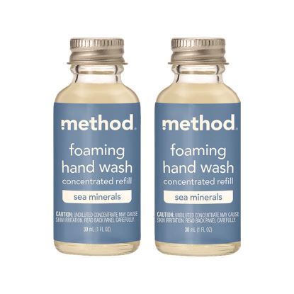 Refill + Reuse Foaming Hand Soap Refill, Sea Minerals, 1 oz Refill Bottle, 2/Pack1