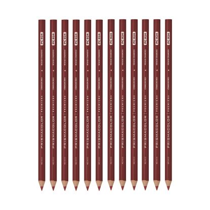 Premier Colored Pencil, Crimson Red Lead, Crimson Red Barrel, 12/Pack1