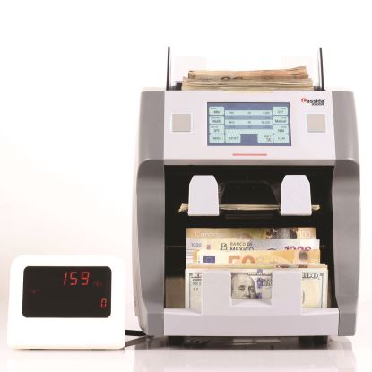 9900R Two-Pocket Mixed Bill Counter, 3-Speeds: 800 Bills/Min, 1,000 Bills/Min, 1,200 Bills/Min, 9.5 x 11 x 10.4, Gray1