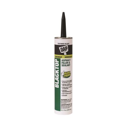 Blacktop Asphalt Filler and Sealant, 10.1 oz Tube, Matte Black1