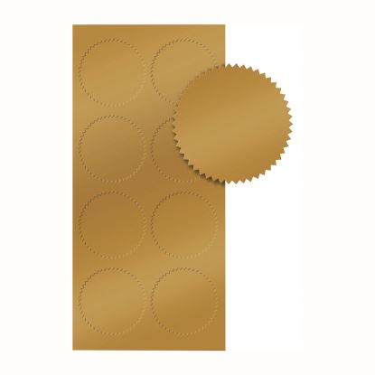 Seals, 1.75" Diameter, Gold Foil, 50/Pack1