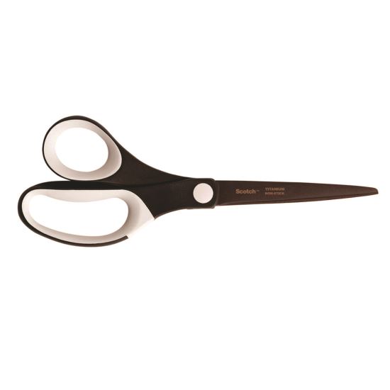 Ultra Edge Titanium Standard Scissors, 8" Long, Black/White1