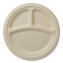 Fiber Plates, 9" dia, Natural, 1,000/Carton1