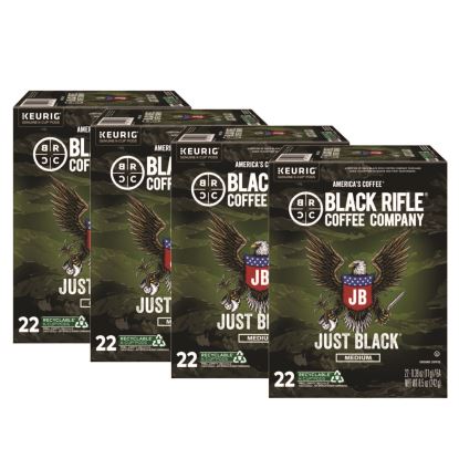 Just Black Coffee K-Cups, 88/Carton1