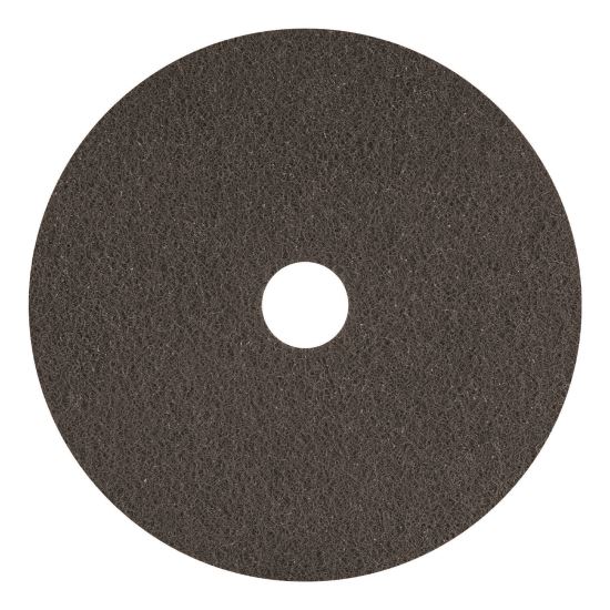 Titan Stripping Pad, 20" Diameter, Gray, 5/Carton1