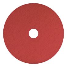 Buffing Pads, 16" Diameter, Red, 5/Carton1