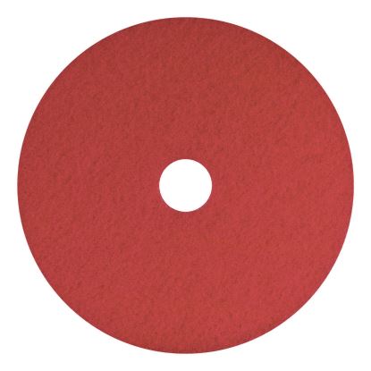 Buffing Pads, 16" Diameter, Red, 5/Carton1