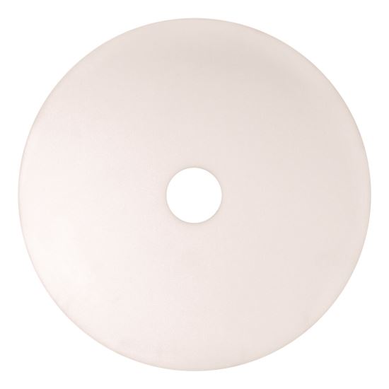 XTRACT Melamine Floor Pad, 20" Diameter, White/Brown, 5/Carton1