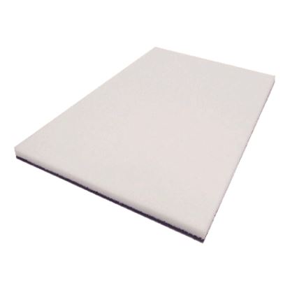 XTRACT Melamine Floor Pad, 14 x 20, White/Brown, 5/Carton1