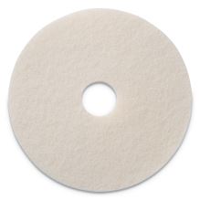 Polishing Pads, 20" Diameter, White, 5/Carton1