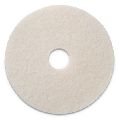 Polishing Pads, 20" Diameter, White, 5/Carton1