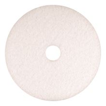 Polishing Pads, 18" Diameter, White, 5/Carton1